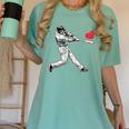 Valentines Baseball Batter Heart Player Silhouette Premium Tri-Blend Women's Comfort Colors T-Shirt Violet Valentines Baseball Batter Heart Player Silhouette Premium Tri-Blend Women's Comfort Colors T-Shirt Violet