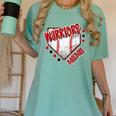 Warriors Home Plate Baseball Sports Baseball Mom Women's Comfort Colors T-Shirt Violet Warriors Home Plate Baseball Sports Baseball Mom Women's Comfort Colors T-Shirt Violet