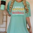 When A Mother Signs Child Up For Baseball Baseball Mom Women's Comfort Colors T-Shirt Violet When A Mother Signs Child Up For Baseball Baseball Mom Women's Comfort Colors T-Shirt Violet