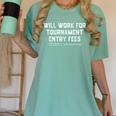 Will Work For Tournament Entry Fees – Travel Baseball Women's Comfort Colors T-Shirt Violet Will Work For Tournament Entry Fees – Travel Baseball Women's Comfort Colors T-Shirt Violet