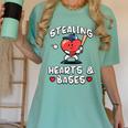 Women's Valentines Day Baseball Stealing Hearts Bases Boys Kids Men Women's Comfort Colors T-Shirt Violet Women's Valentines Day Baseball Stealing Hearts Bases Boys Kids Men Women's Comfort Colors T-Shirt Violet