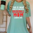 This Is What World's Greatest Baseball Mom Baseball Women's Comfort Colors T-Shirt Violet This Is What World's Greatest Baseball Mom Baseball Women's Comfort Colors T-Shirt Violet