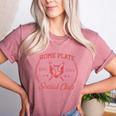 2024 Home Plate Social Club Softball Season Tee Baseball Mom Premium Women's Heather T-Shirt Heather Mauve