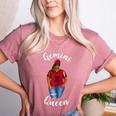 African American Baseball Mom Gemini Queen Zodiac Sign Women's Heather T-Shirt Heather Mauve African American Baseball Mom Gemini Queen Zodiac Sign Women's Heather T-Shirt Heather Mauve
