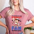 Always Your Biggest Fan Baseball Mom Women's Heather T-Shirt Heather Mauve Always Your Biggest Fan Baseball Mom Women's Heather T-Shirt Heather Mauve