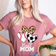 Ball Mom Soccer Baseball Mom Heart Women's Heather T-Shirt Heather Mauve Ball Mom Soccer Baseball Mom Heart Women's Heather T-Shirt Heather Mauve