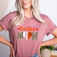 Baller Mom Leopard Basketball Baseball Mom Women's Heather T-Shirt Heather Mauve Baller Mom Leopard Basketball Baseball Mom Women's Heather T-Shirt Heather Mauve