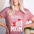 Baseball Cheer Mom Cheerleading Cheerleader Baseball Mom Women's Heather T-Shirt Heather Mauve Baseball Cheer Mom Cheerleading Cheerleader Baseball Mom Women's Heather T-Shirt Heather Mauve