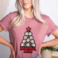 Baseball Christmas Tree Proud Baseball Mom Tee Women's Heather T-Shirt Heather Mauve Baseball Christmas Tree Proud Baseball Mom Tee Women's Heather T-Shirt Heather Mauve