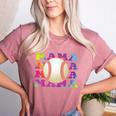 Baseball Mama Sport Women Proud Baseball Mom Premium Women's Heather T-Shirt Heather Mauve