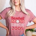 Baseball Mom Since 2005 Women's Heather T-Shirt Heather Mauve Baseball Mom Since 2005 Women's Heather T-Shirt Heather Mauve