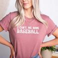 Baseball Mom I Can't We Have Baseball Women's Heather T-Shirt Heather Mauve Baseball Mom I Can't We Have Baseball Women's Heather T-Shirt Heather Mauve