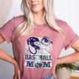 Baseball Mom Cute Design Sports & Softball Nostalgia Tee Raglan Baseball Tee Women's Heather T-Shirt Heather Mauve Baseball Mom Cute Design Sports & Softball Nostalgia Tee Raglan Baseball Tee Women's Heather T-Shirt Heather Mauve