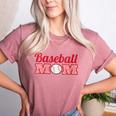 Baseball Mom Cute Mother Fans Baseball Graphic Women's Heather T-Shirt Heather Mauve Baseball Mom Cute Mother Fans Baseball Graphic Women's Heather T-Shirt Heather Mauve