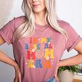 In My Baseball Mom Era Cute Mommy Groovy Women's Heather T-Shirt Heather Mauve