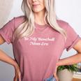 In My Baseball Mom Era Cute Sports Women's Heather T-Shirt Heather Mauve In My Baseball Mom Era Cute Sports Women's Heather T-Shirt Heather Mauve