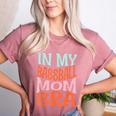 In My Baseball Mom Era Lover Groovy Retro Mother's Day Women's Heather T-Shirt Heather Mauve