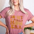 In My Baseball Mom Era For Mama Women's Heather T-Shirt Heather Mauve In My Baseball Mom Era For Mama Women's Heather T-Shirt Heather Mauve
