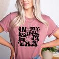 In My Baseball Mom Era Retro Groovy Sports Parent Women's Heather T-Shirt Heather Mauve