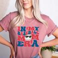 In My Baseball Mom Era Smile Face Retro Women's Heather T-Shirt Heather Mauve In My Baseball Mom Era Smile Face Retro Women's Heather T-Shirt Heather Mauve