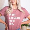 In My Baseball Mom Era Son Baseball Player Pitcher Catcher Women's Heather T-Shirt Heather Mauve In My Baseball Mom Era Son Baseball Player Pitcher Catcher Women's Heather T-Shirt Heather Mauve