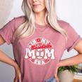 Baseball Mom Era For Women Player Mother Women's Heather T-Shirt Heather Mauve
