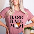 Baseball Mom Game Day Game Day Women's Heather T-Shirt Heather Mauve