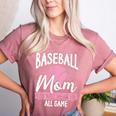 Baseball Mom Baseball Gloves Bat Baseball Player Women's Heather T-Shirt Heather Mauve Baseball Mom Baseball Gloves Bat Baseball Player Women's Heather T-Shirt Heather Mauve
