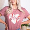 Baseball Mom Heart Mother's Day Mom Grandma Mama Boys Girls Women's Heather T-Shirt Heather Mauve Baseball Mom Heart Mother's Day Mom Grandma Mama Boys Girls Women's Heather T-Shirt Heather Mauve