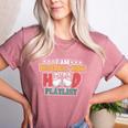 I Am A Baseball Mom With A Hood Playlist Women's Heather T-Shirt Heather Mauve