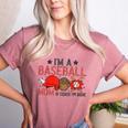 Baseball Mom I'm A Baseball Mom Of Course I'm Broke Women's Heather T-Shirt Heather Mauve