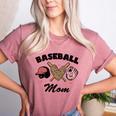Baseball Mom Leopard Heart Game Day Love Mommy Women's Heather T-Shirt Heather Mauve Baseball Mom Leopard Heart Game Day Love Mommy Women's Heather T-Shirt Heather Mauve