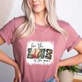 Baseball Mom Leopard For The Love Of The Game Bleached Women Women's Heather T-Shirt Heather Mauve Baseball Mom Leopard For The Love Of The Game Bleached Women Women's Heather T-Shirt Heather Mauve