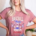 Baseball Mom Loud & Proud Since 1980 Raglan Baseball Tee Women's Heather T-Shirt Heather Mauve Baseball Mom Loud & Proud Since 1980 Raglan Baseball Tee Women's Heather T-Shirt Heather Mauve