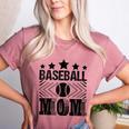 Baseball Mom Baseball Lover Mom Women's Heather T-Shirt Heather Mauve Baseball Mom Baseball Lover Mom Women's Heather T-Shirt Heather Mauve