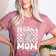 In My Baseball Mom Mama Era Leopard Mom Baseball Women's Heather T-Shirt Heather Mauve In My Baseball Mom Mama Era Leopard Mom Baseball Women's Heather T-Shirt Heather Mauve