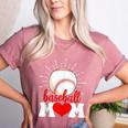 Baseball Mom Mama Mother's Day Sport Lover Women's Heather T-Shirt Heather Mauve Baseball Mom Mama Mother's Day Sport Lover Women's Heather T-Shirt Heather Mauve