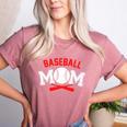 Baseball Mom Baseball Player For Mother's Day Women's Heather T-Shirt Heather Mauve Baseball Mom Baseball Player For Mother's Day Women's Heather T-Shirt Heather Mauve