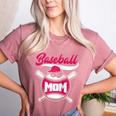 Baseball Mom Raglan Baseball Tee Women's Heather T-Shirt Heather Mauve