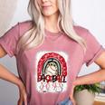 Baseball Mom Rainbow Boho Mommy Premium Women's Heather T-Shirt Heather Mauve Baseball Mom Rainbow Boho Mommy Premium Women's Heather T-Shirt Heather Mauve