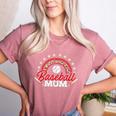 Baseball Mom Rainbow Great Team Mom Women's Heather T-Shirt Heather Mauve Baseball Mom Rainbow Great Team Mom Women's Heather T-Shirt Heather Mauve
