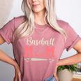 Baseball Mom Baseball Season Sports Mom Baseball Mama Women's Heather T-Shirt Heather Mauve Baseball Mom Baseball Season Sports Mom Baseball Mama Women's Heather T-Shirt Heather Mauve