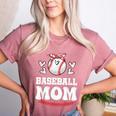 Baseball Mom Shirt Mama Women Baseball Shirt For Women's Heather T-Shirt Heather Mauve Baseball Mom Shirt Mama Women Baseball Shirt For Women's Heather T-Shirt Heather Mauve