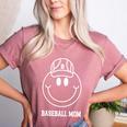 Baseball Mom Smile Face Shirt Varsity Cute Happy Face Women Premium Women's Heather T-Shirt Heather Mauve Baseball Mom Smile Face Shirt Varsity Cute Happy Face Women Premium Women's Heather T-Shirt Heather Mauve