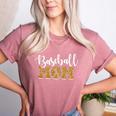 Baseball Mom Sport Baseball Lover Mother's Day Women's Heather T-Shirt Heather Mauve Baseball Mom Sport Baseball Lover Mother's Day Women's Heather T-Shirt Heather Mauve