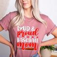 Baseball Mom Sport Mommy Baseball Mama Mother's Day Women's Heather T-Shirt Heather Mauve