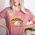 Baseball Mom Sports Orange Women's Heather T-Shirt Heather Mauve Baseball Mom Sports Orange Women's Heather T-Shirt Heather Mauve
