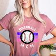 Baseball Mom Sports Mom Proud Baseball Mom Premium Women's Heather T-Shirt Heather Mauve