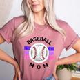 Baseball Mom Sports Mom Proud Baseball Mom Women's Heather T-Shirt Heather Mauve