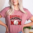 Baseball Mom Sports Red Women's Heather T-Shirt Heather Mauve Baseball Mom Sports Red Women's Heather T-Shirt Heather Mauve